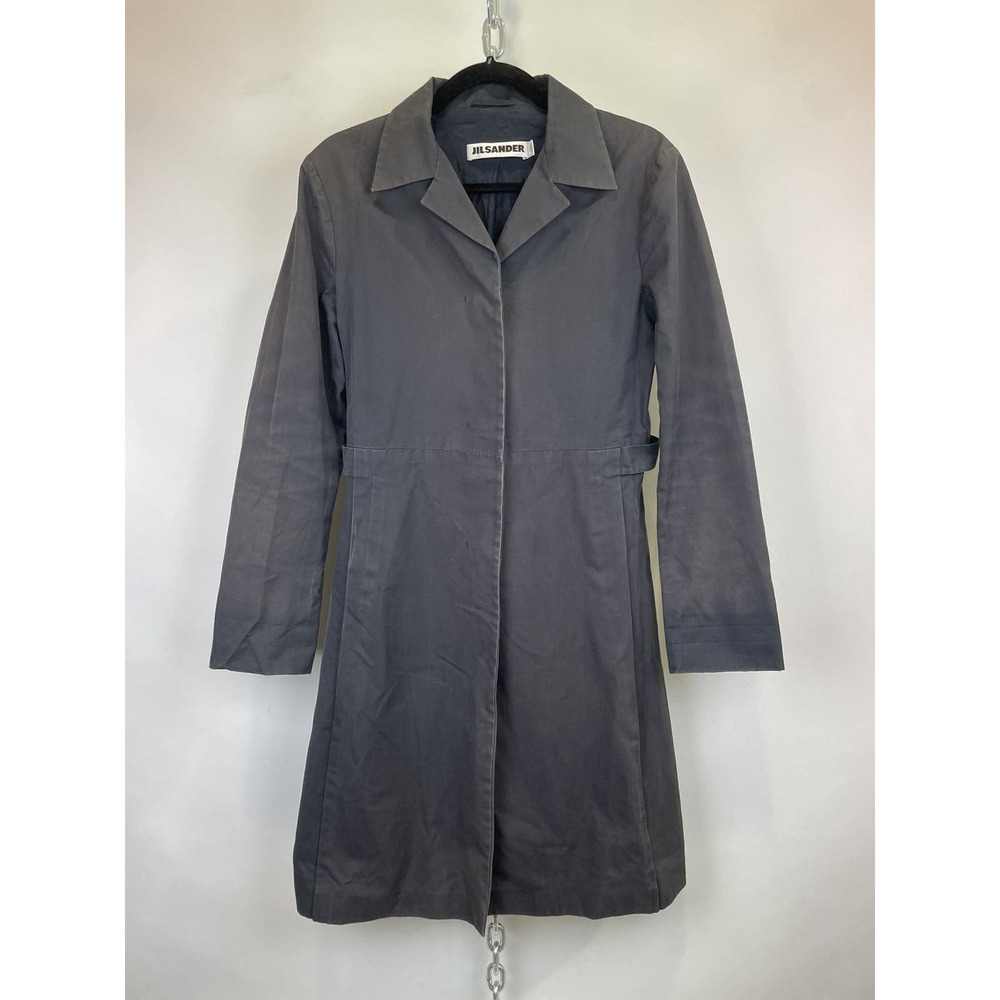 Vintage‎ Navy Jil Sander Trench Coat Size 38
